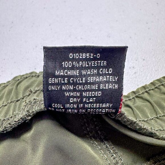 Southpole Track Pants Mens Medium Green Swishy Athletic Windbreaker Joggers Run - Picture 13 of 16